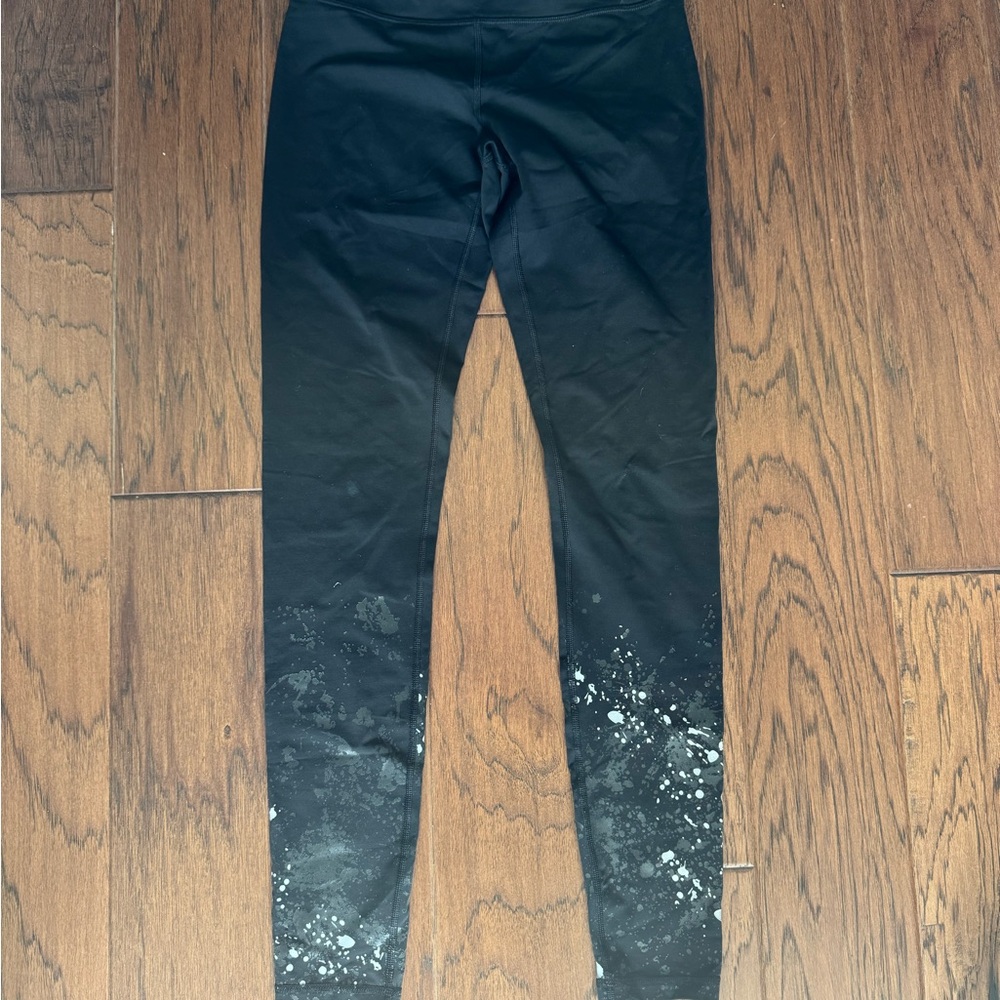 Ivivva Black Splatter Leggings